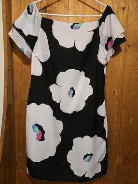 Black Dress With Floral Print